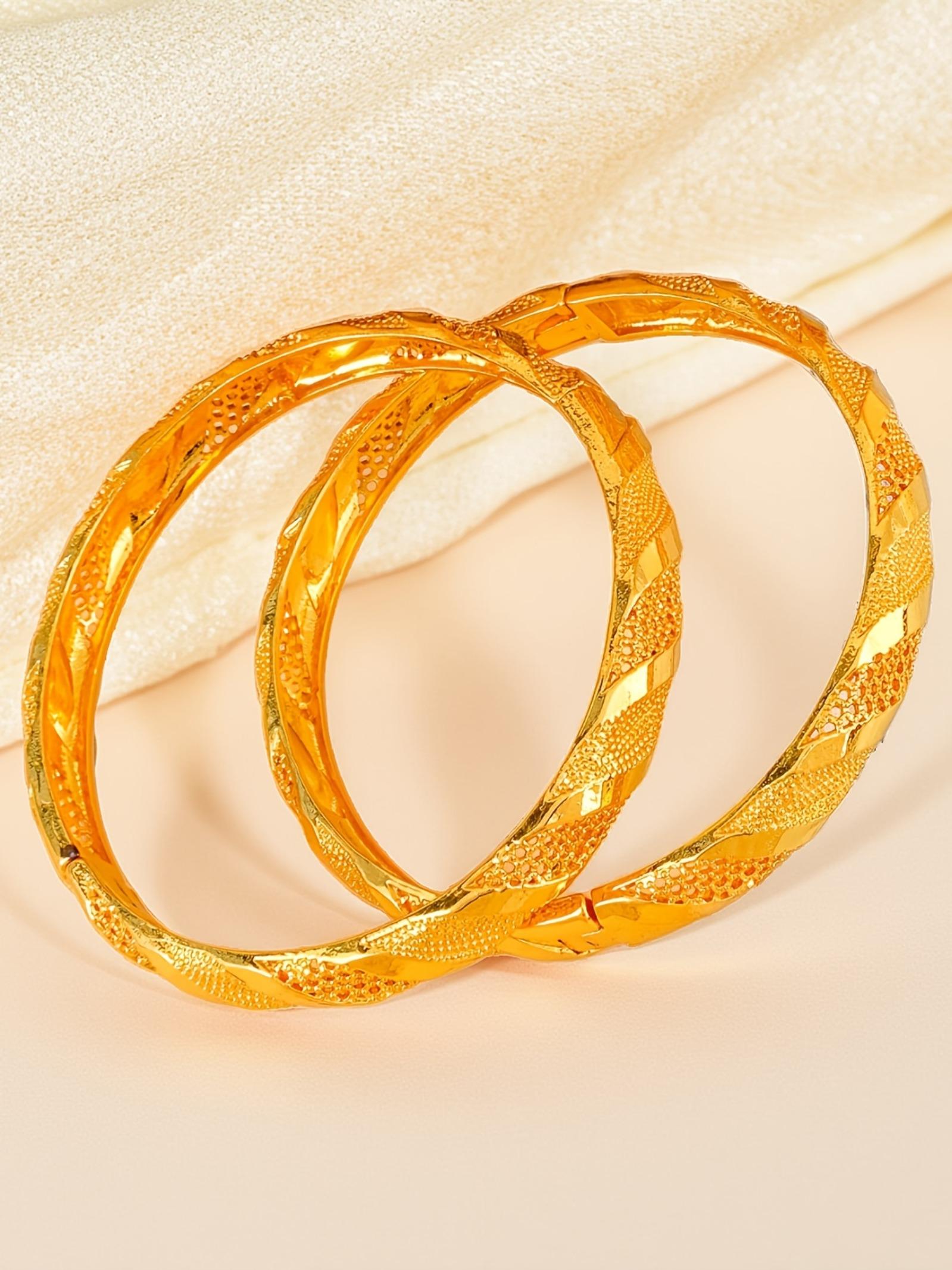 Dubai Gold Plated Women's Fashion Cuff Bracelet, Handmade Ethnic Style, Luxury Wedding Bangle, African Nigerian Bridal Jewelry