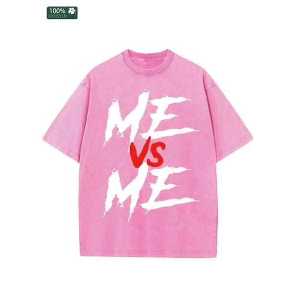 All-Season Men's Clothing, Printed Men's Fashion T-shirts, High-quality Heavy Washed Tee, Round Neck Loose Large Size Men's Short Sleeves Graphic Top.