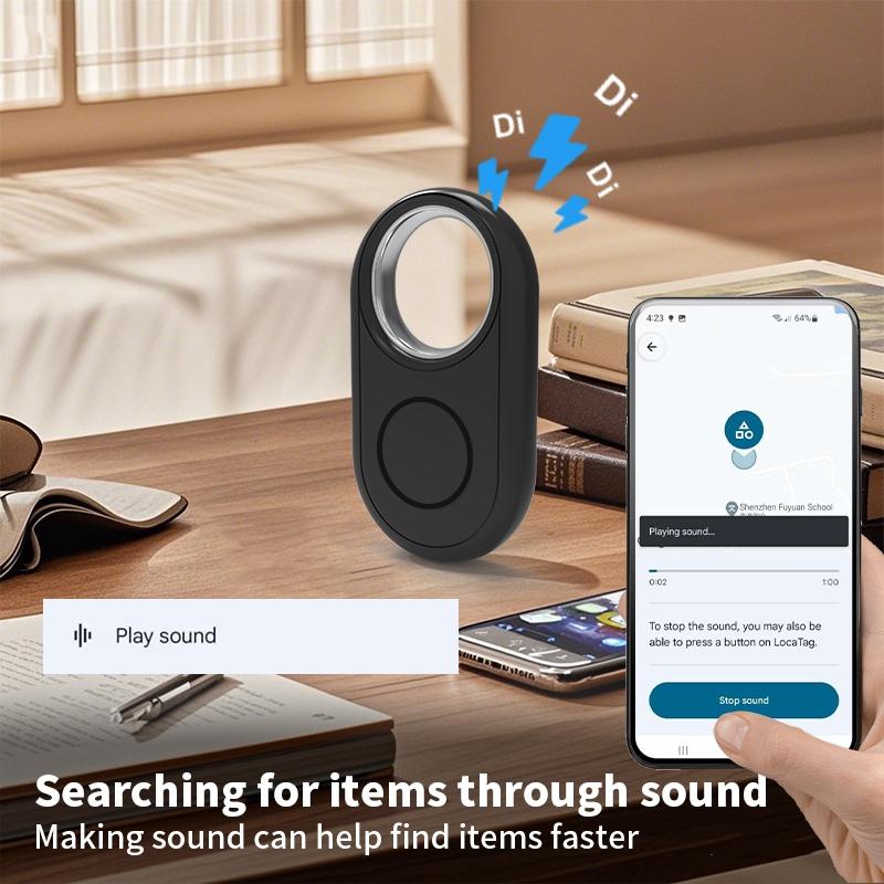Google GPS Tracker for Android Smartphones, Precise Location Finder, Bluetooth-compatible Tracking Device for Keys Wallet Luggage Pets, Not for Apple Devices