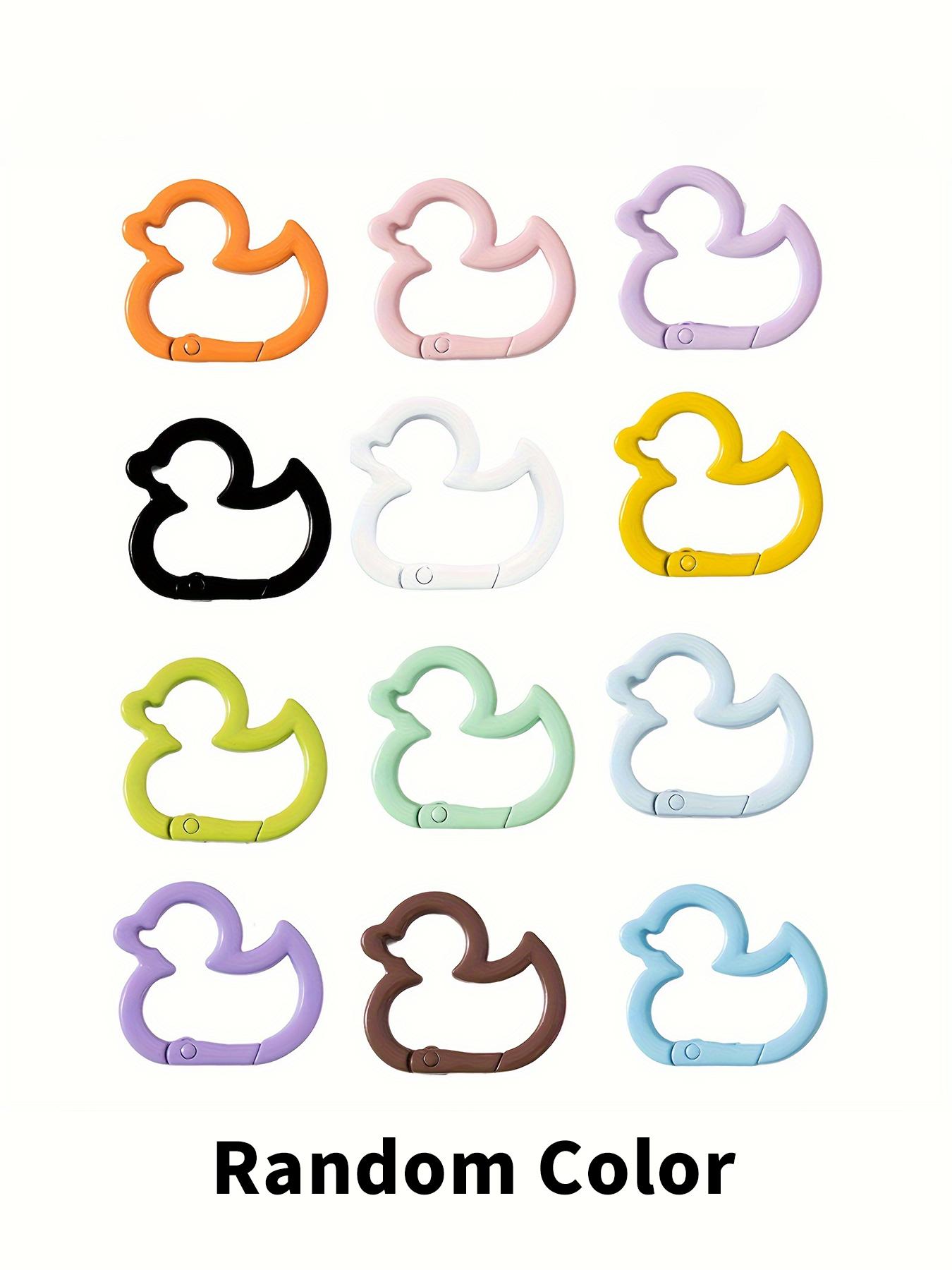 Random Color Mini Carabiner Keychain, 2025 New Style Multifunctional Keychain with Spring Hook, Fashion Accessories for Women & Men, Keychain Attachment