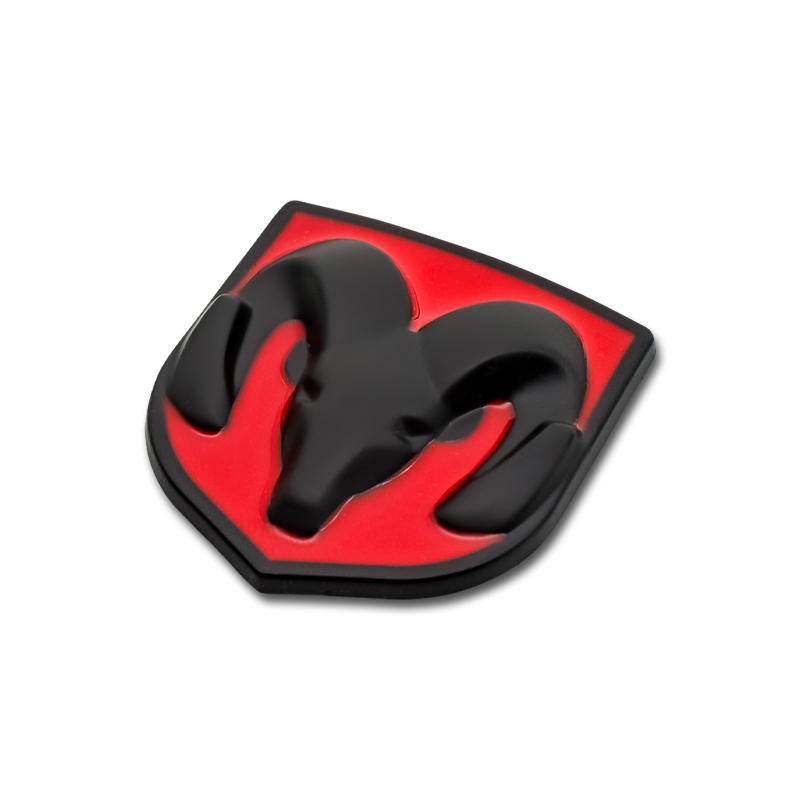 3D Metal Car Sticker RAM Head Emblem Decoration for Dodge RAM Caliber 1500 Caliber Challenger Charger Car Accessories