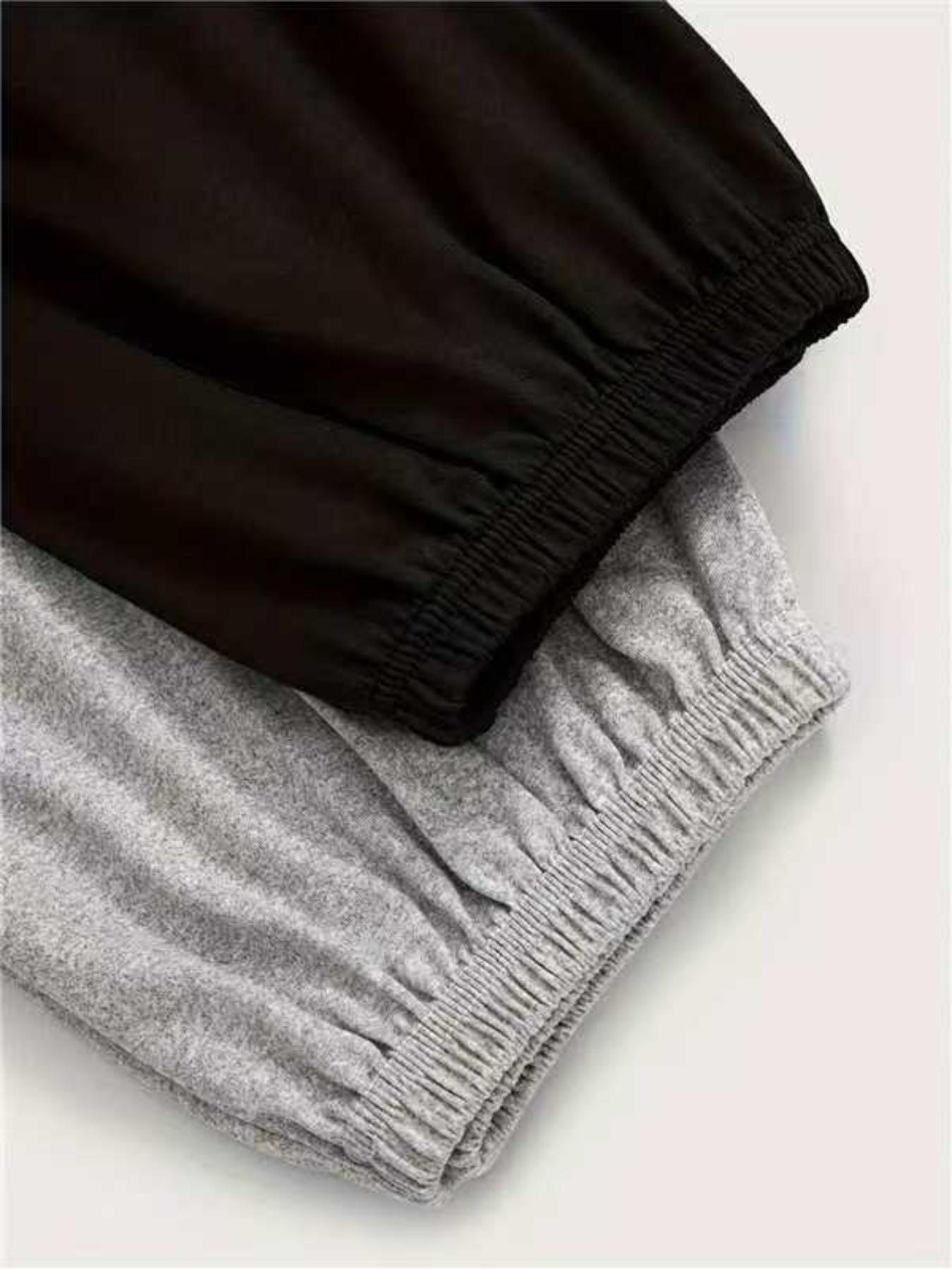 Women's Short Sleeve Lapel Design Top & Long Pants Set, Chest Pocket Detail, Spring & Fall Wear