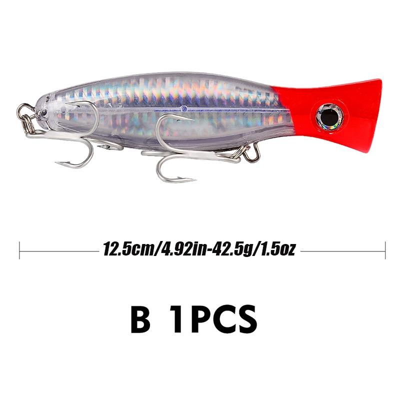 1pcs Poppy Lure Sea Fishing Large Mouth Wave Craw 13cm/43g Dragging Road Yamakaji Bass Lure, All Water Type Hard Bait