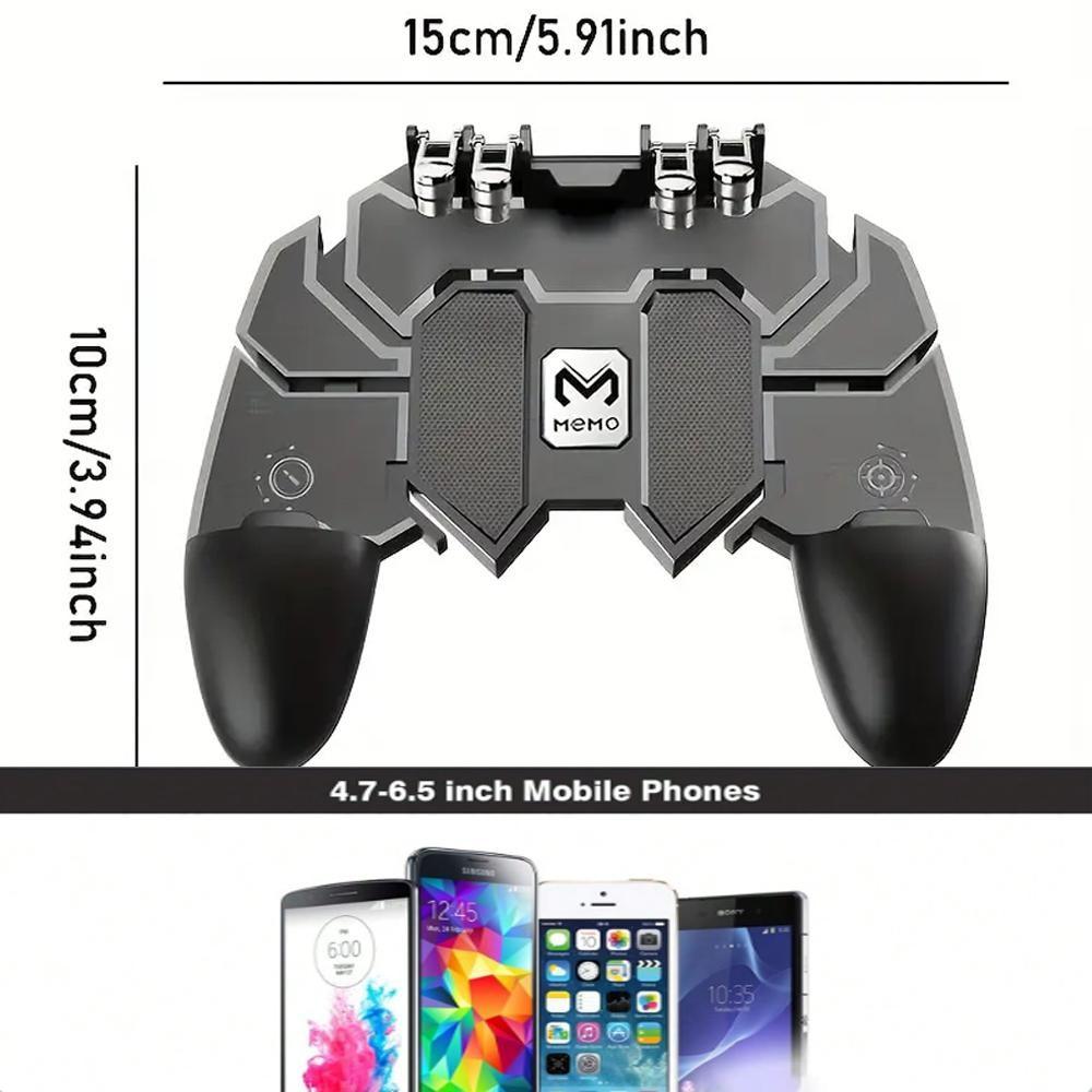 Mobile game controller for iOS and Android mobile phone trigger for games game grip Universal Joystick gamepad shooting aiming key suitable for 4.7-6.5 inch mobile phones