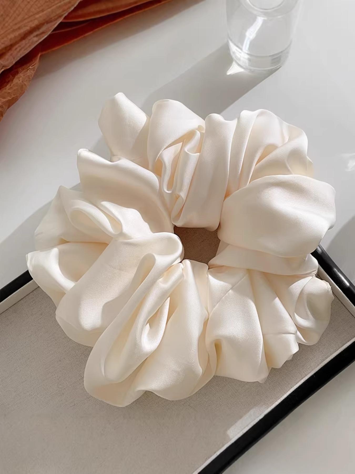 New Arrival Silk-Like Large Hair Elastic, High-End Satin Headband, Party Accessory, Gift Idea, Versatile Hair Tie, 1 Piece