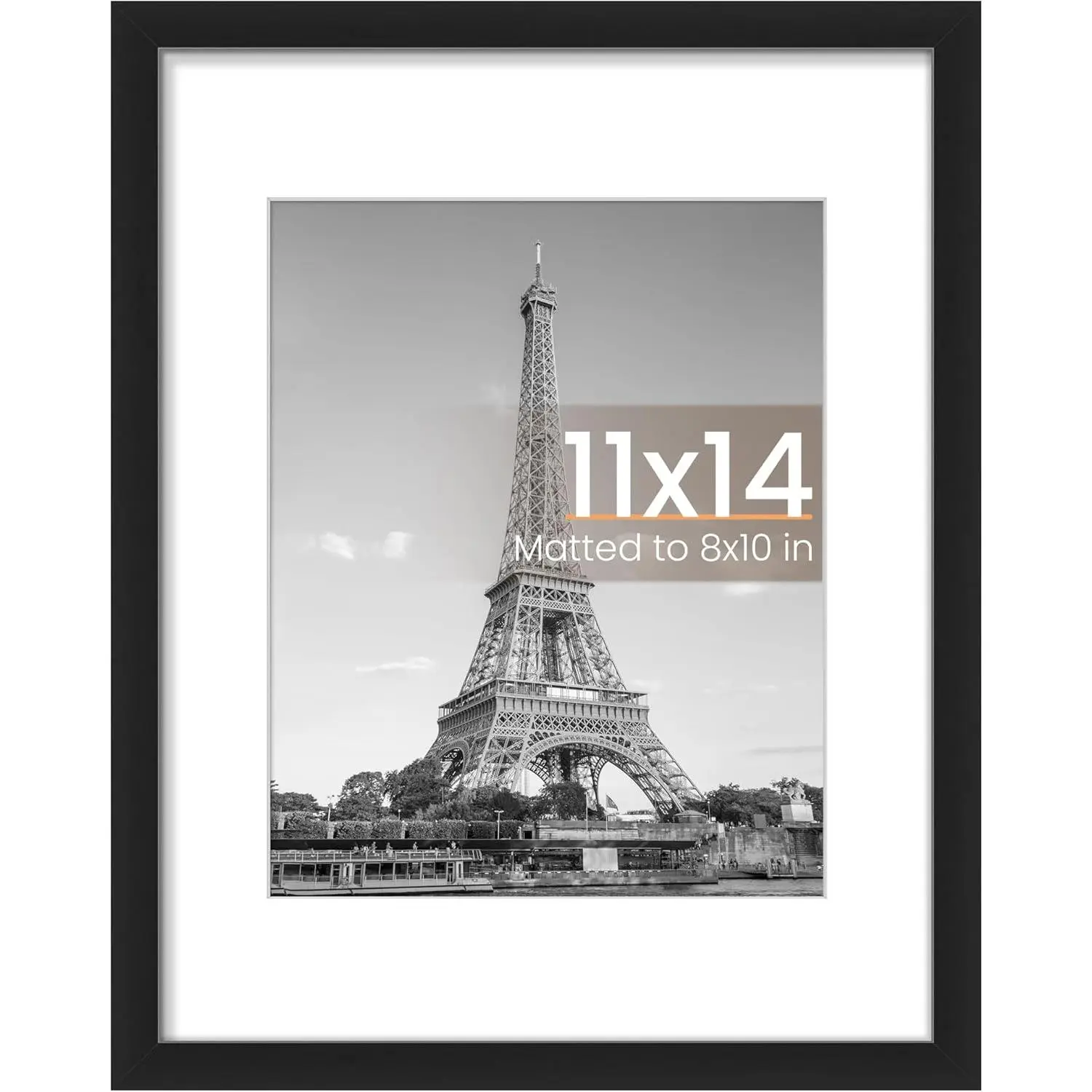 11x14 Picture Frame, Wall Decor Photo Frames, Black 1 Pack