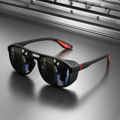Men's Polarized Sports Eyewear - Male Bicycle Cycling Gear, Safety Frame, Windproof, Anti-Glare UV400 Sun Protection Lens, Adults' Men's Accessories Sports & Outdoor Accessories