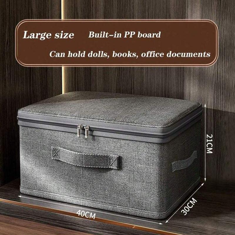 Foldable Ion Storage Box, Waterproof Organizer, Bedding Folder, Foldable Storage Box, Suitable for Closet, Bedroom, Kitchen, Books