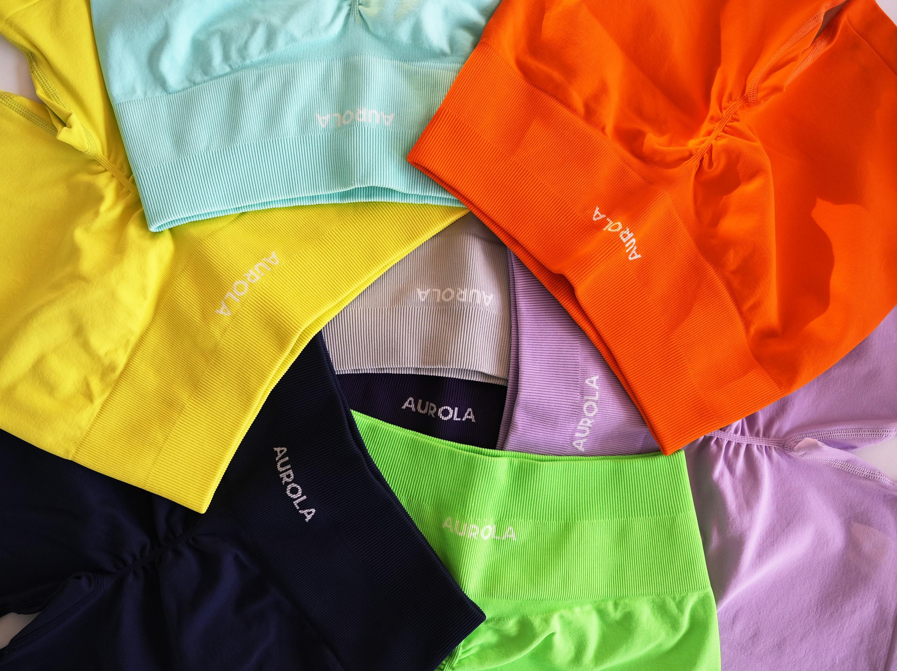 AUROLA Dream Workout Shorts for Women Roll Up,Seamless Soft Smooth Gym Yoga Scrunch Active Shorts,May not squat proof SpringStatements