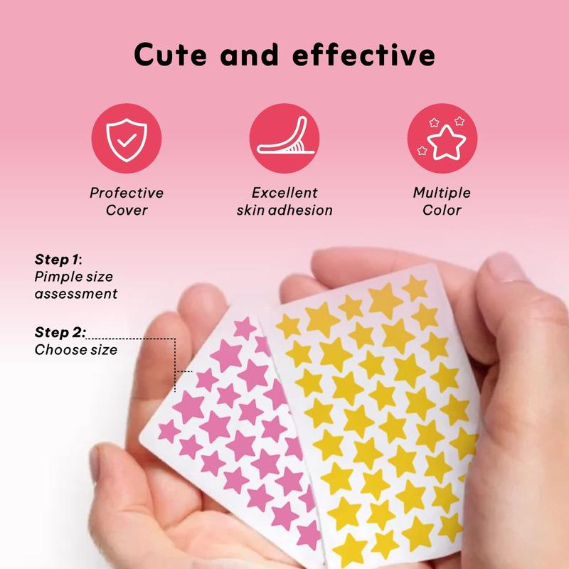 1400 Pieces Star-Shaped Acne Patches, Face Water Gel Absorption Cover, Tea Tree Acne Patch, Cute Star-Shaped Acne Stickers