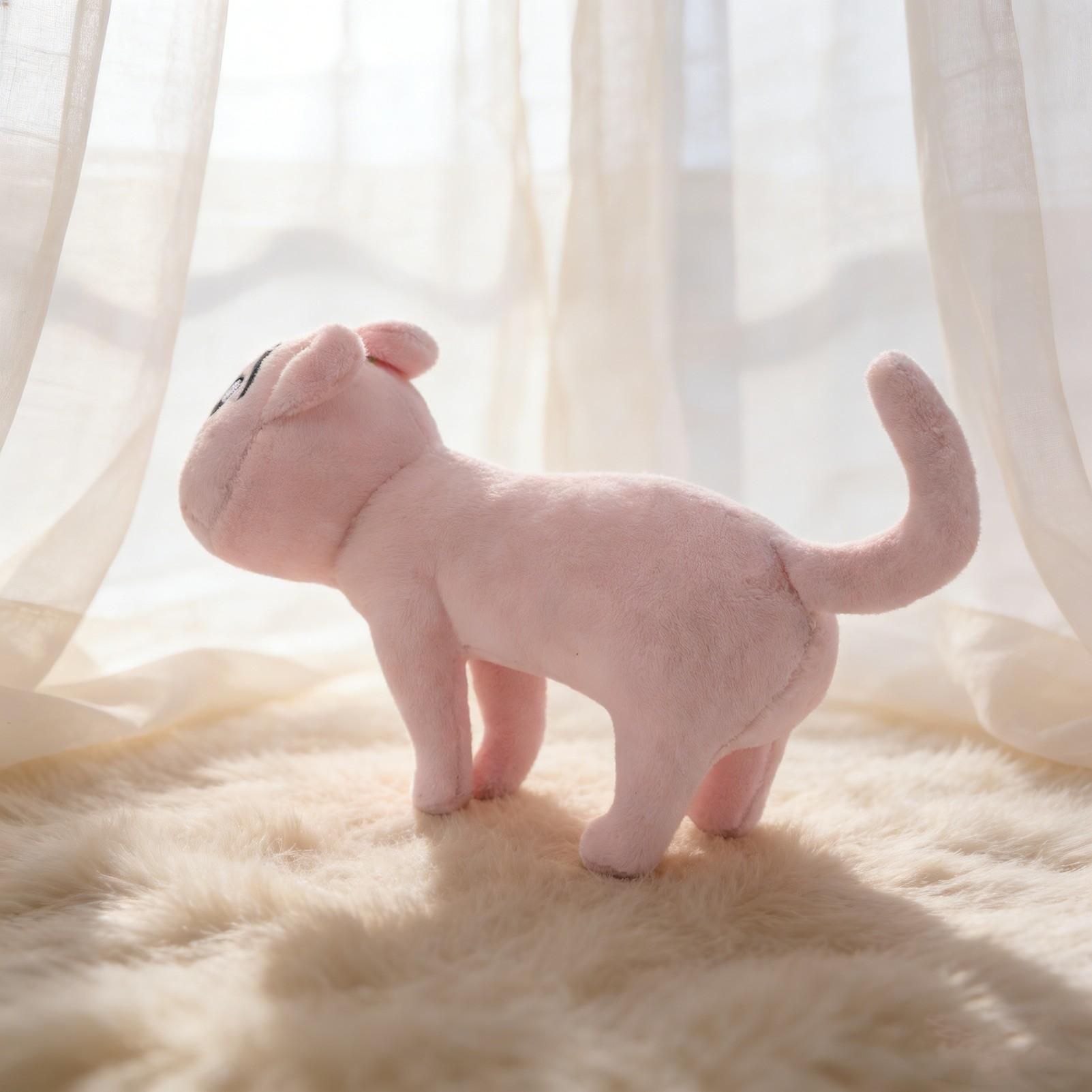 Needy Girl Overdose Cat Nidigga Pien Plush Toy, Exact P-Chan Stuffed Animal from Game, Soft Plushie for Game Fans & Otaku, Cozy Desk Decor & Sleep Companion, Must-Have Cute Collectible Gift for Gaming Enthusiasts