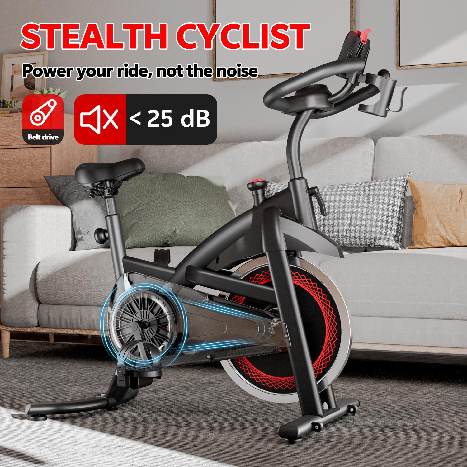 [New arrived] Exercise Bike 18LBS Flywheel ,Spinning bike 300 LBS Maximum load capacity;E bike Cycle Adjustable Brake Button; Adjustable Handlebar Height; Adjustable Seat Height.