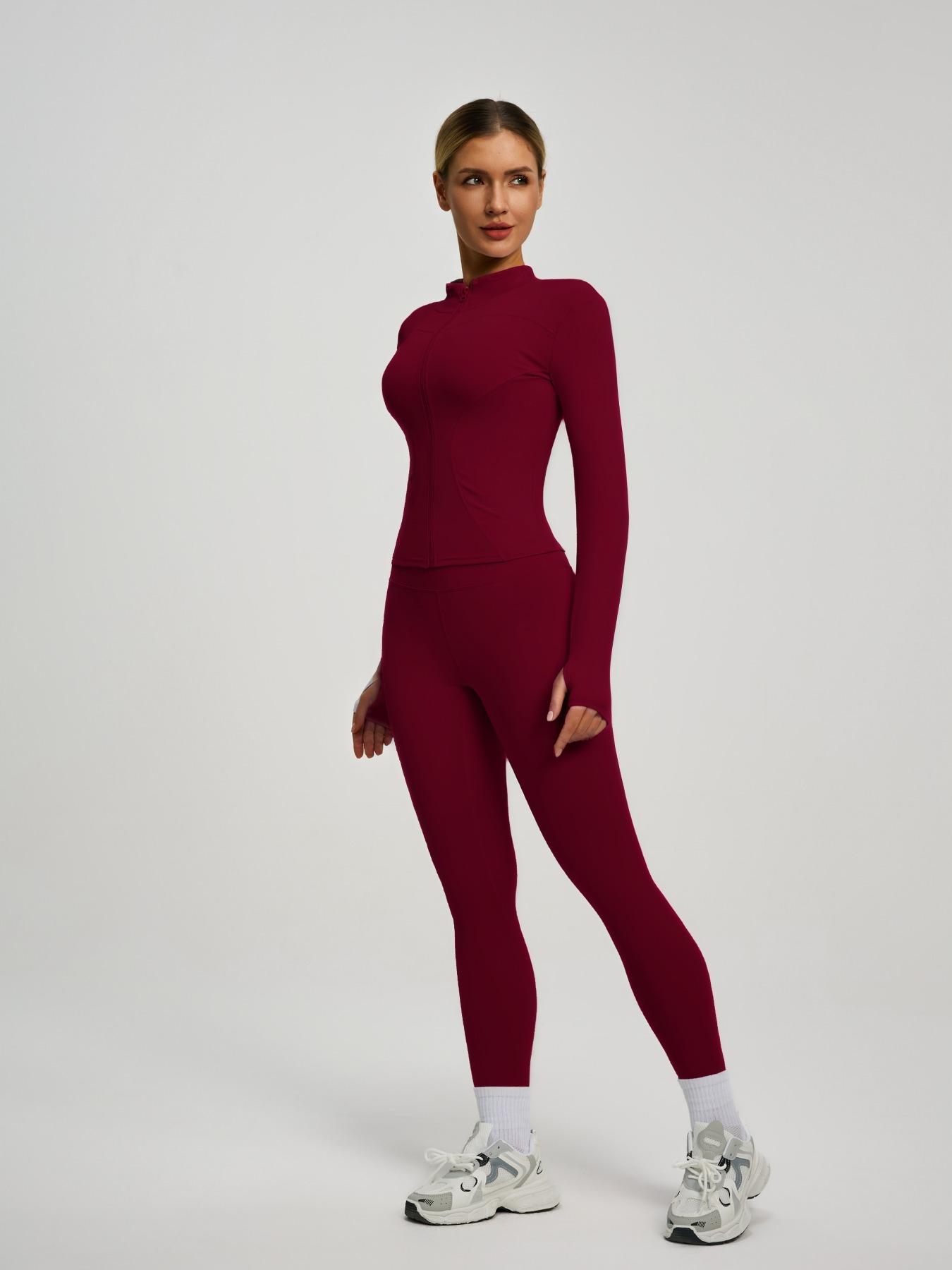 High Elasticity Abdominal Control Yoga Set, Slimming Fitness Running Pants for Women, Comfortable Sportswear for All Seasons, Yoga Tracksuit Set