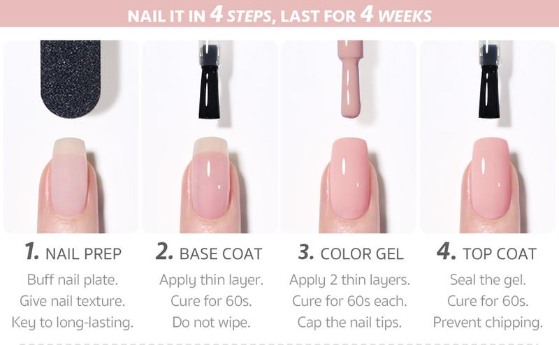 GAOY Macarons Pastel Pink Blue Gel Nail Polish Set, 6 Colors Green Yellow Nude Spring Soak Off UV Light Cure Gel Polish Kit for Salon and Nail Art DIY at Home