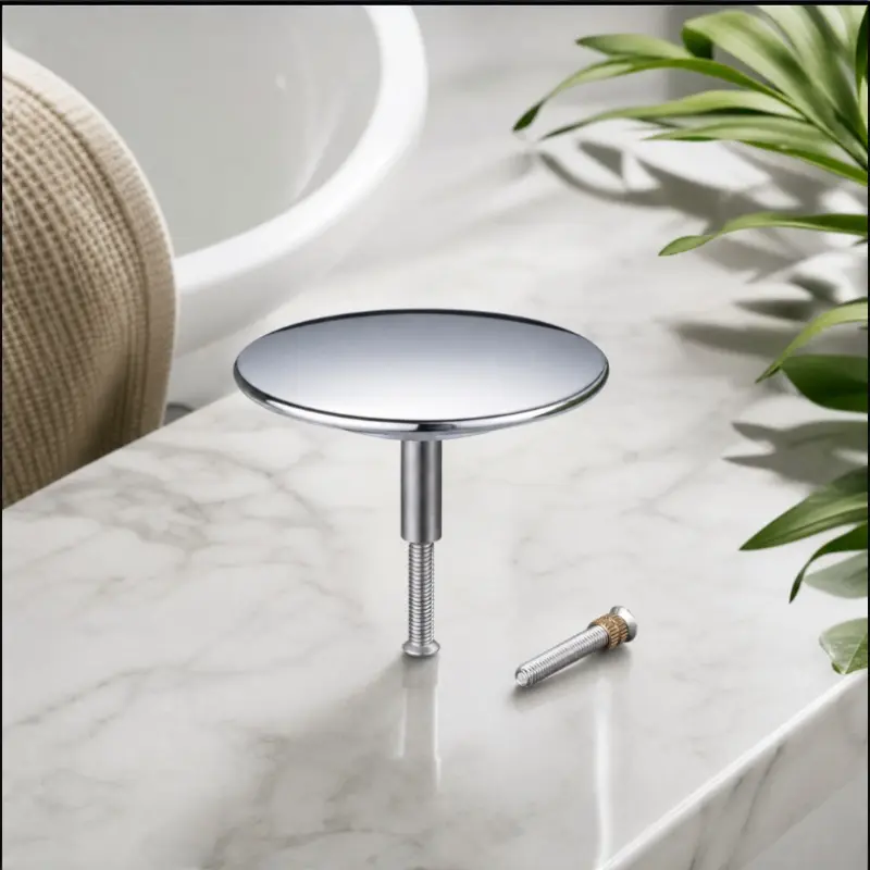 70mm Lift Up Copper Bathtub Drain Stopper   Reliable Water Seal Bath Accessory Bathroom Drain Stopper
