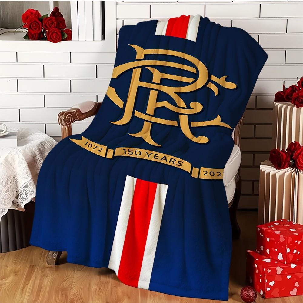 Lion Rangers Team Logo Flannel Blanket, Ultra Soft Digital Print Throw, Sofa Bed Office Travel Use, Perfect Holiday Gift