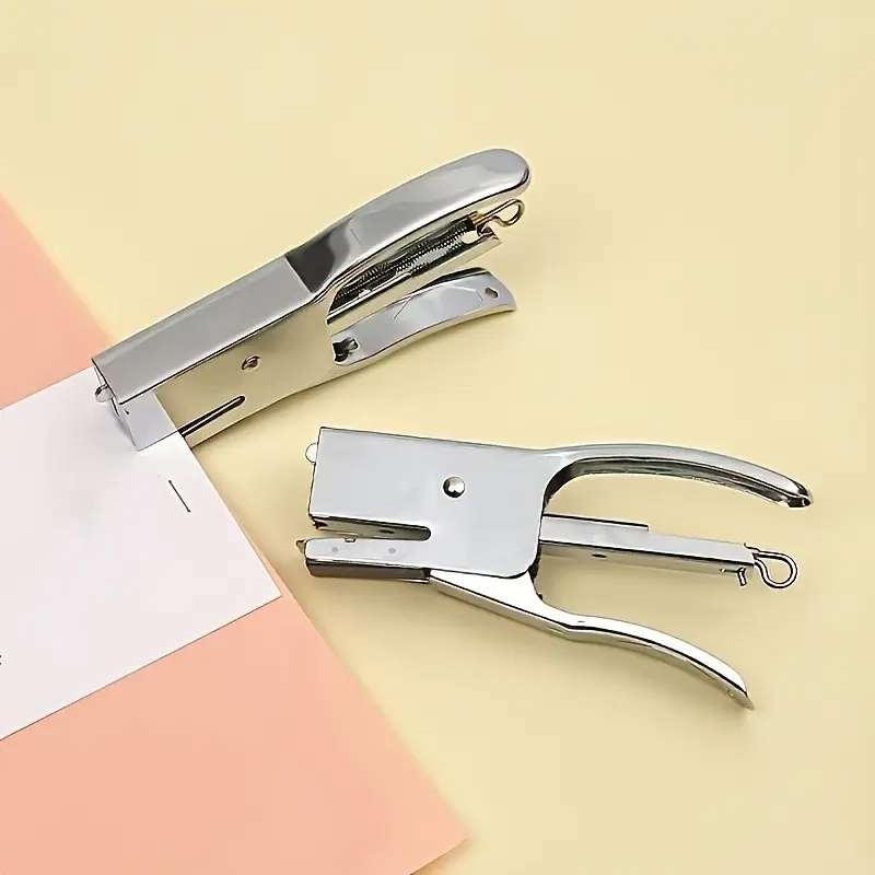 Heavy-Duty Metal Plier Stapler, Full-Strip 1000 Staples for Professional-Grade Stapling, Comes with 1000 Stapler Nails