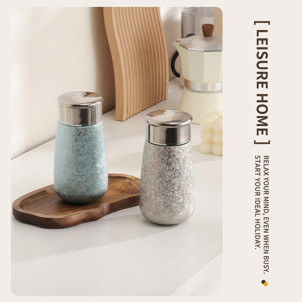 Pure Titanium Pocket Cup, High Aesthetic Mini Insulated Cup, Ice Crystal Titanium Water Bottle, Women's Flower Tea Cup, Portable and Stylish