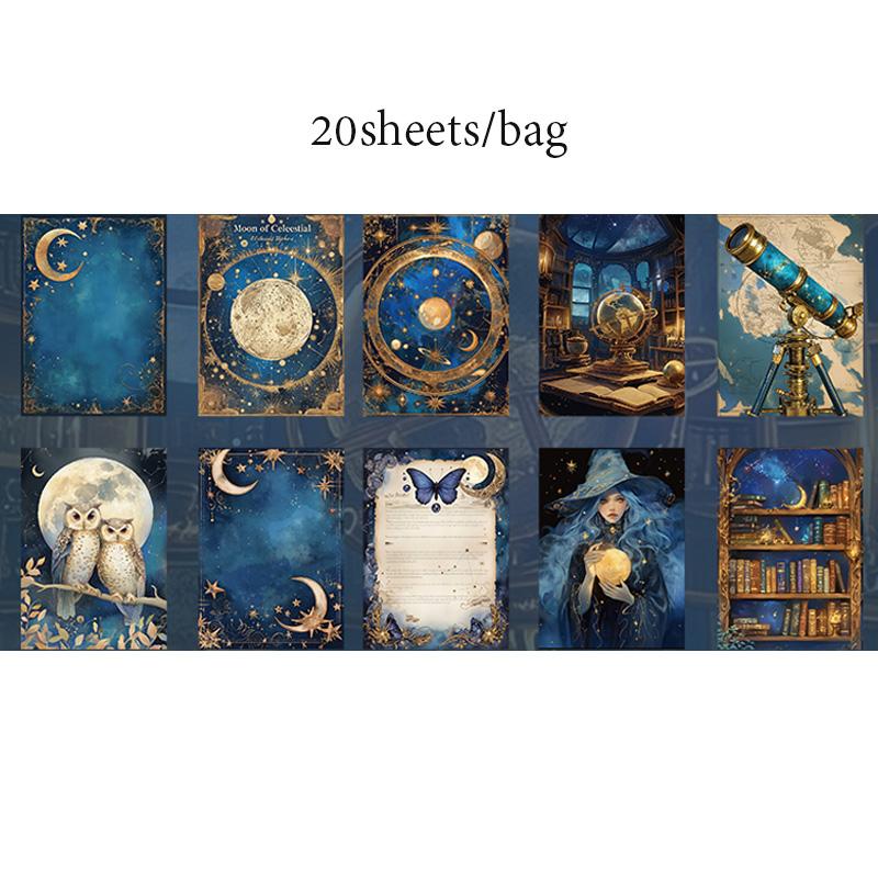 Magic World Series Material Paper Set, 6 Pieces, Ideal for Crafting and DIY Projects, High-Quality Craft Supplies, Perfect for Creativity Enthusiasts