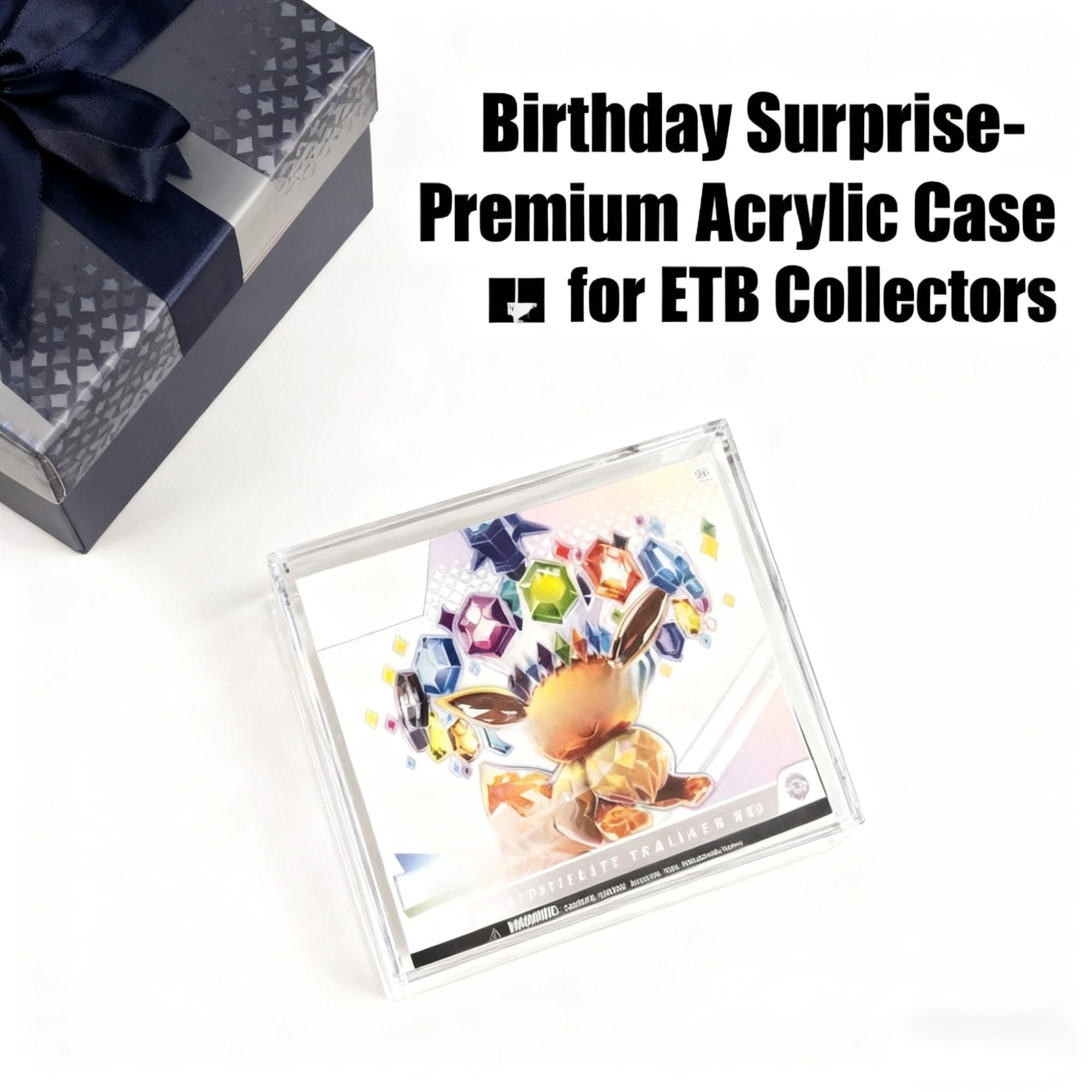 Elite Training Box Acrylic Case, 5mm Thick Stackable Display Box, Etb Protection Cover with 6x3mm Strong Magnets, Compatible with Elite Training Box