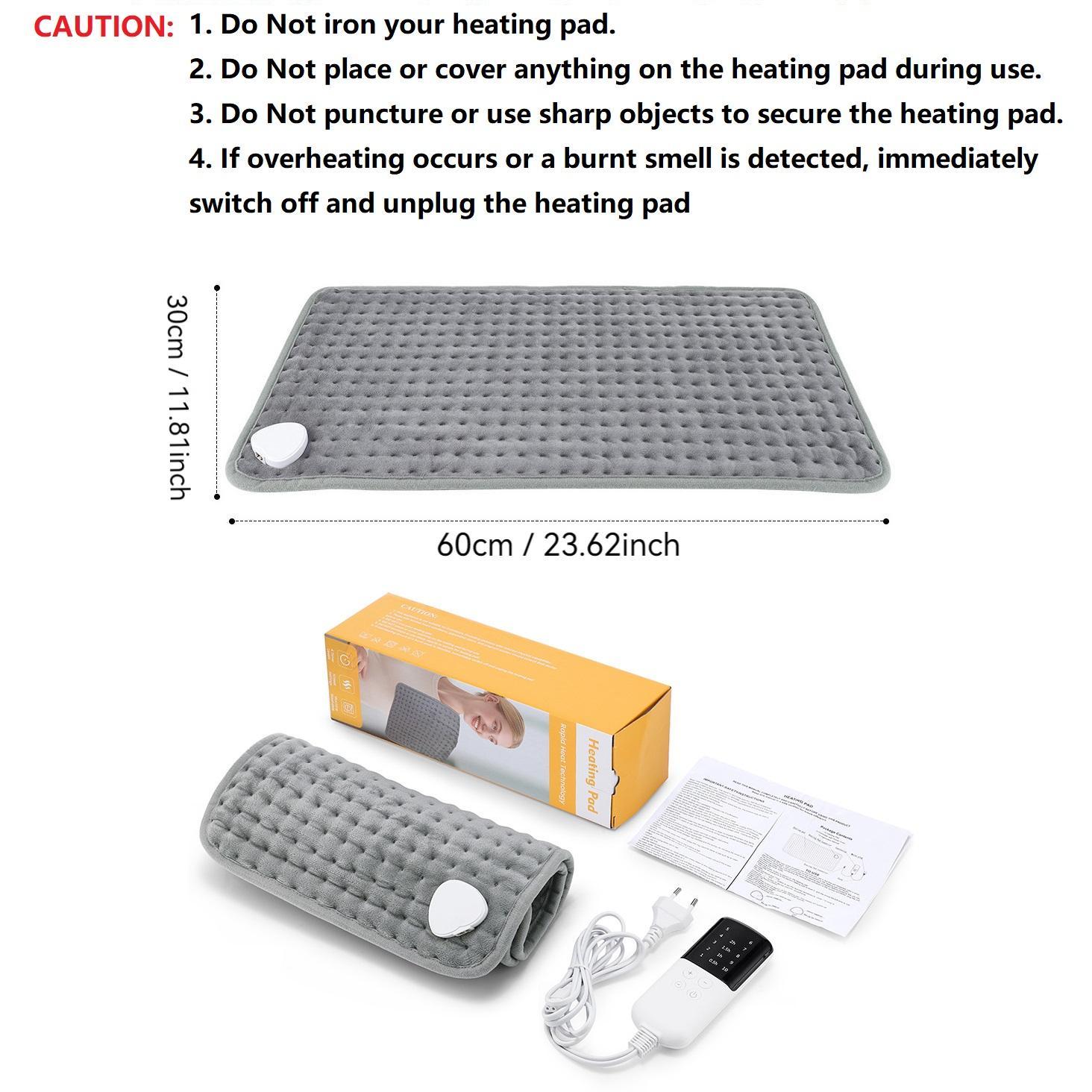 Multifunctional Heating Pad, Electric Waist Belt Heater Blanket, Warm Hands Stomach Back Belly, 10 Temperature Settings, Gift for Parents,,Heating Pad, Heated Blanket