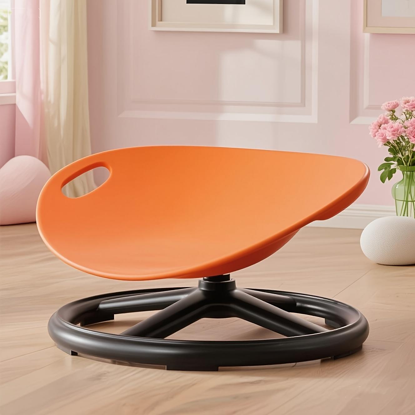 One human-shaped swivel sensory chair with an oval shell design - EU swivel sensory chair - non-slip metal base, durable plastic construction, suitable for training centers, sports facilities, and home use - enhances balance and concentration.