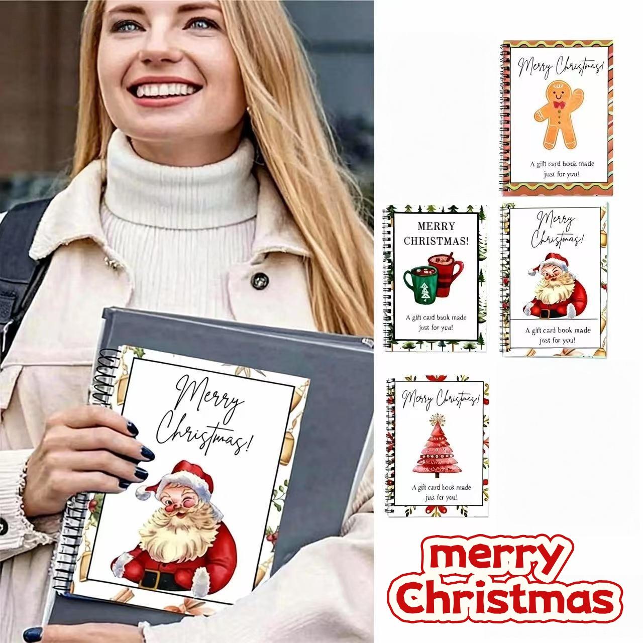 Spiral bound gift card book