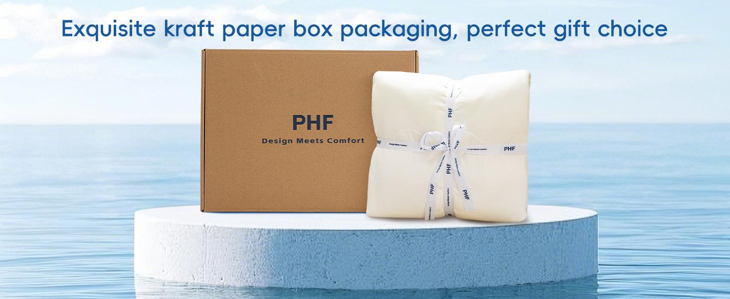 PHF Cooling Comforter King Size, EcoCosy Breathable Cooling Blanket for Hot Sleepers, Soft Lightweight Q-Max>0.52 Summer Silky Comforter for Night Sweats to Keep Cool Super Fluffy Duvet Duvet Insert