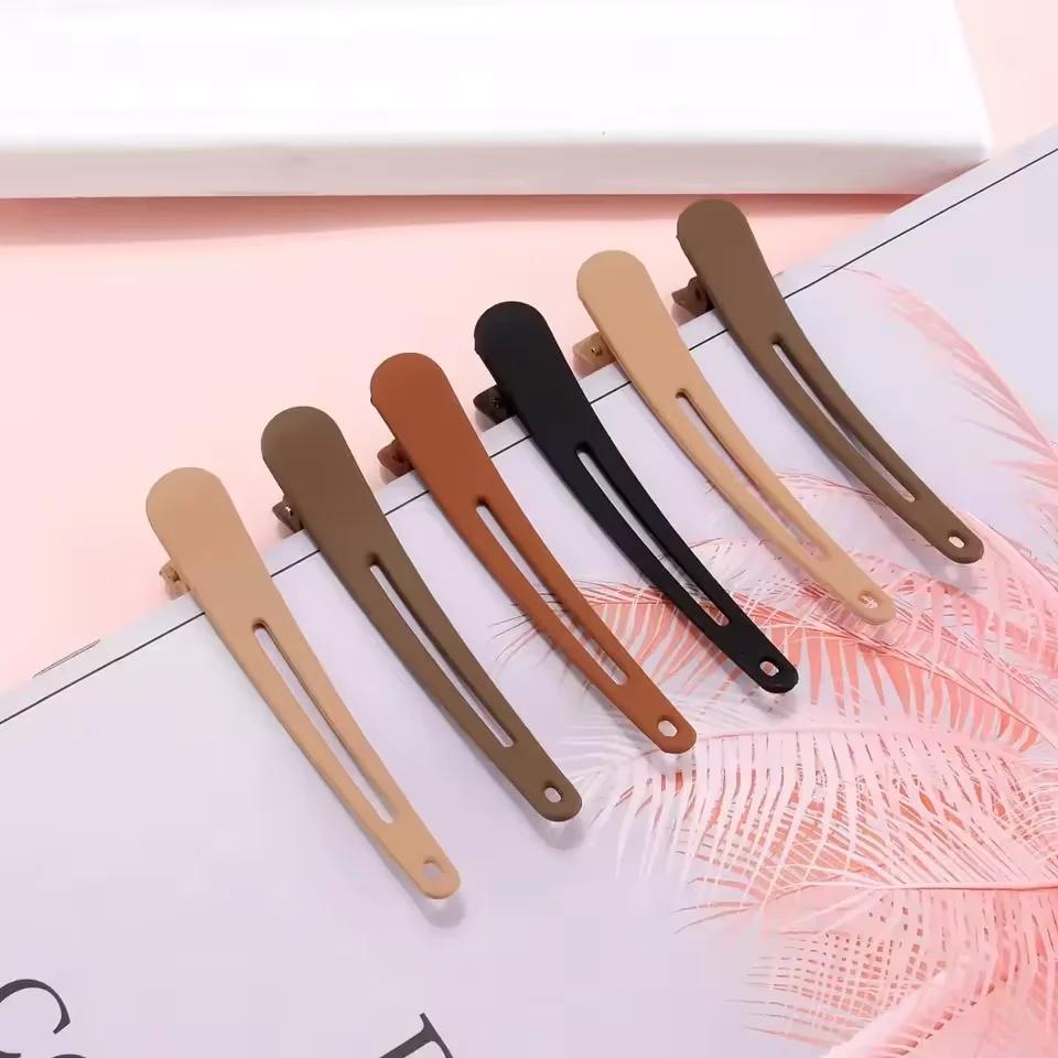 12 PCS Hair Clips for Styling Sectioning, 3.1 Inch Matte Alligator Hair Clips Barrettes No Crease Duck Billedcords for graduation,gift,graduation cap