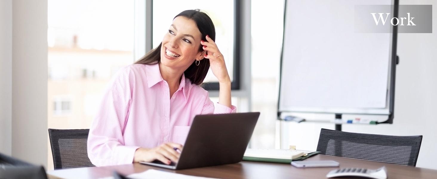 Siliteelon Blouse Casual Soft Lightweight Women's Long Sleeve Breathable All-Season Slim Fit Button Down Shirts