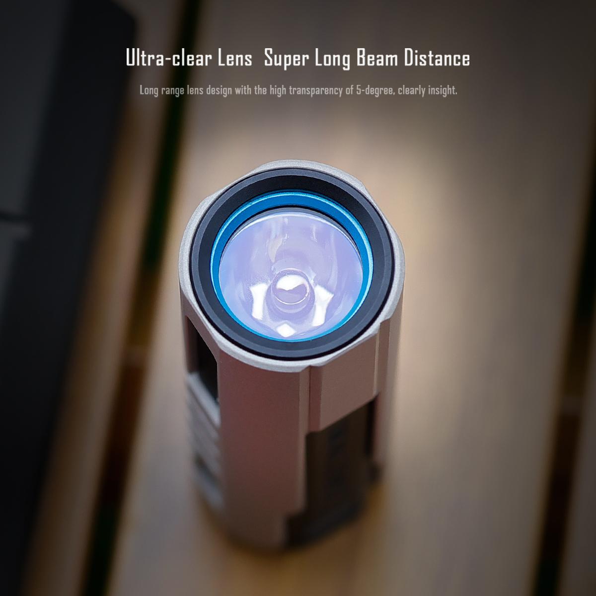 IMALENT LD35 EDC Flashlight 1200 Lumens with Type-C Charging Box, Powered by Rechargeable Battery, Waterproof for Camping, Emergencies, and Outdoors survival supplies