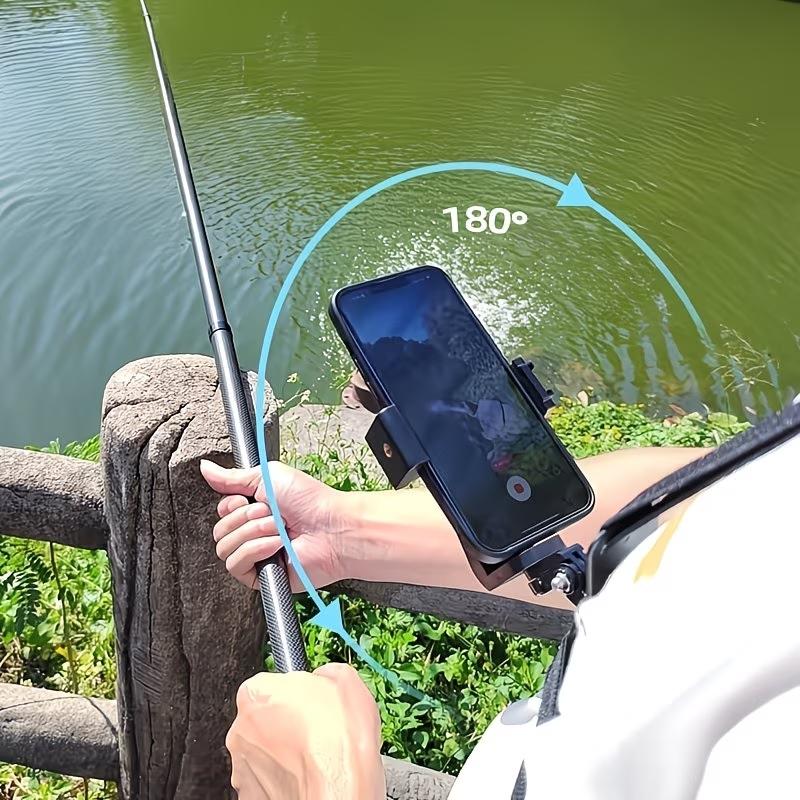 Phone Chest Strap Mount Holder, Pov Sports Camera Clip, Compatible with Apple Samsung, Outdoor Cycling, Live Streaming, Fishing, Extreme Sports Accessories