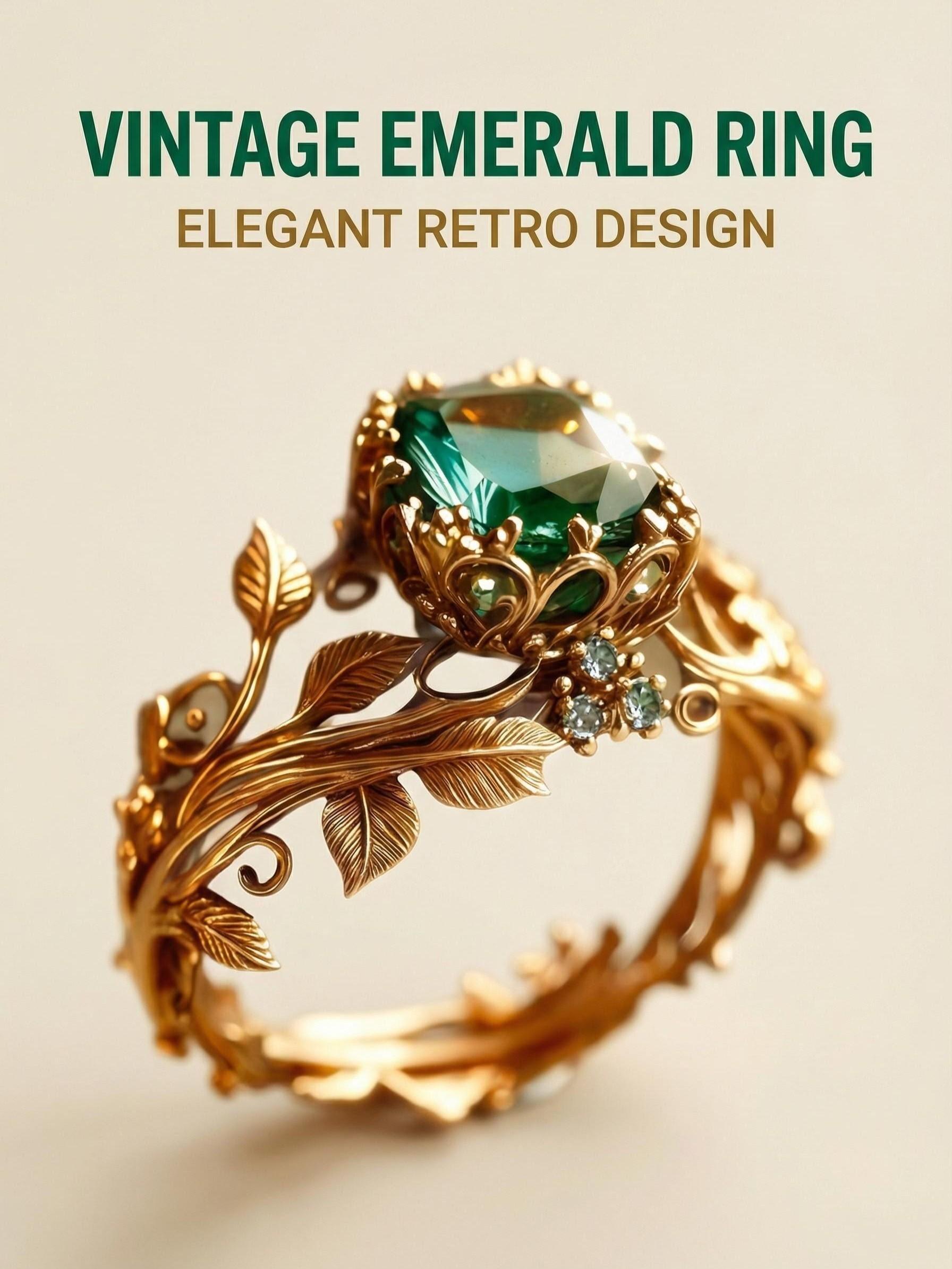 Crystal Ancient Totem Ring, Unisex Energy Base Tribal Design, Healing Spiritual Protection Jewelry, Handmade