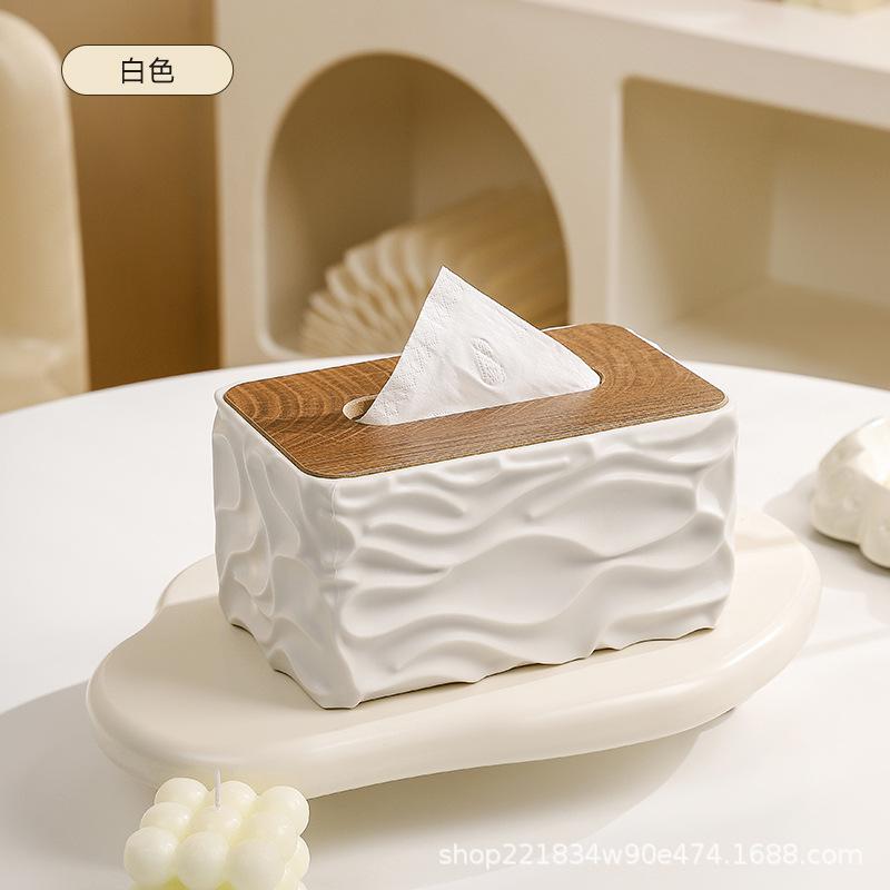 Modern Large Plastic Tissue Box, Space-Saving for Home