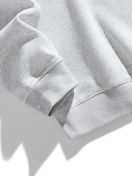 Unisex Basic Hoodie Sweatshirt, Casual Long Sleeve Pullover for Spring & Fall, Fitted Moderate Fabric, Ideal for Daily Wear