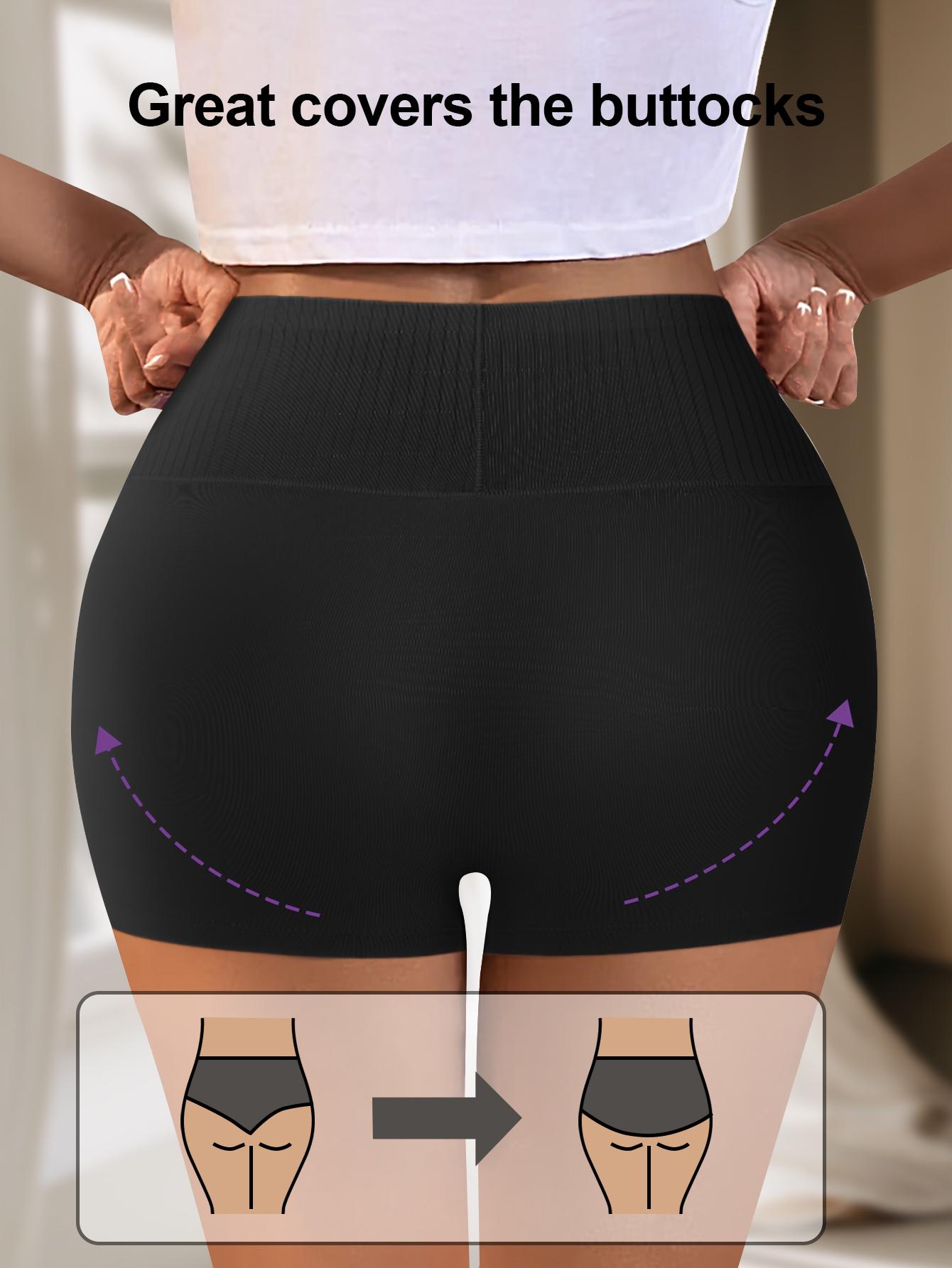 QUASTI 4/5 Pack Ribbed Waist Spliced Safety Shorts, High Waist Anti-Chafing Slip Shorts Under Dresses Women Daily Layering Shorts S-4XL Fit Minimalist QUASTI 4/5 Pack Ribbed Waist Spliced Safety Shorts, High Waist Anti-Chafing Slip Shorts Under Dresses Women Daily Layering Shorts S-4XL Fit Minimalist