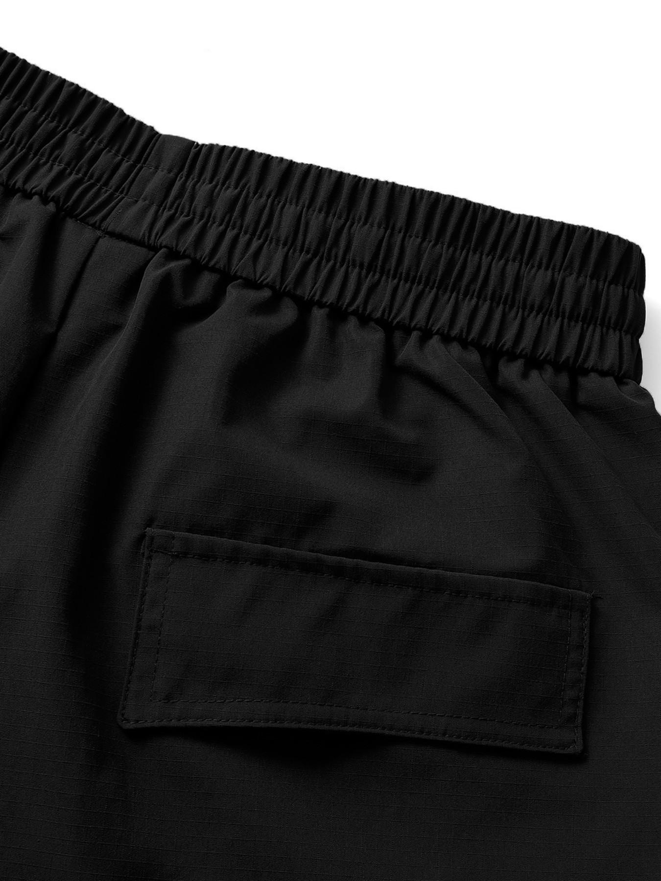 Men's Cargo Trousers, Loose-Fitting, Breathable Quick-Dry, Solid Pattern, Casual Style, All Seasons, Outdoor Military Pants