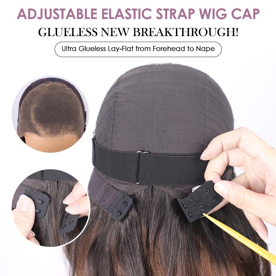 Pizazz Hair Balayage T1b/4 Ombre Colored Body Wave Wig 280% Density Side Part Layer Cut Lace Wig 8x5 Glueless Wigs Body Wave Pre Cut /Pre Bleached /Pre Plucked