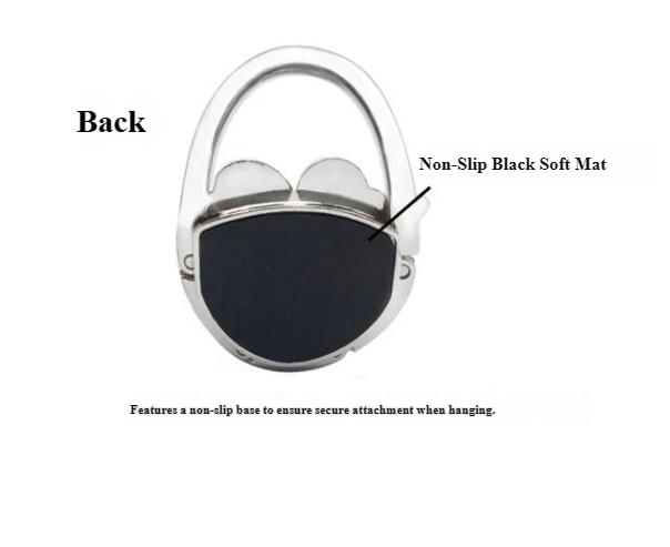 Clover Design Foldable Tote Bag, Foldable Wallet, Desktop Hook Stand, External Oil-Dripping Four-Leaf Clover Bag Hanger