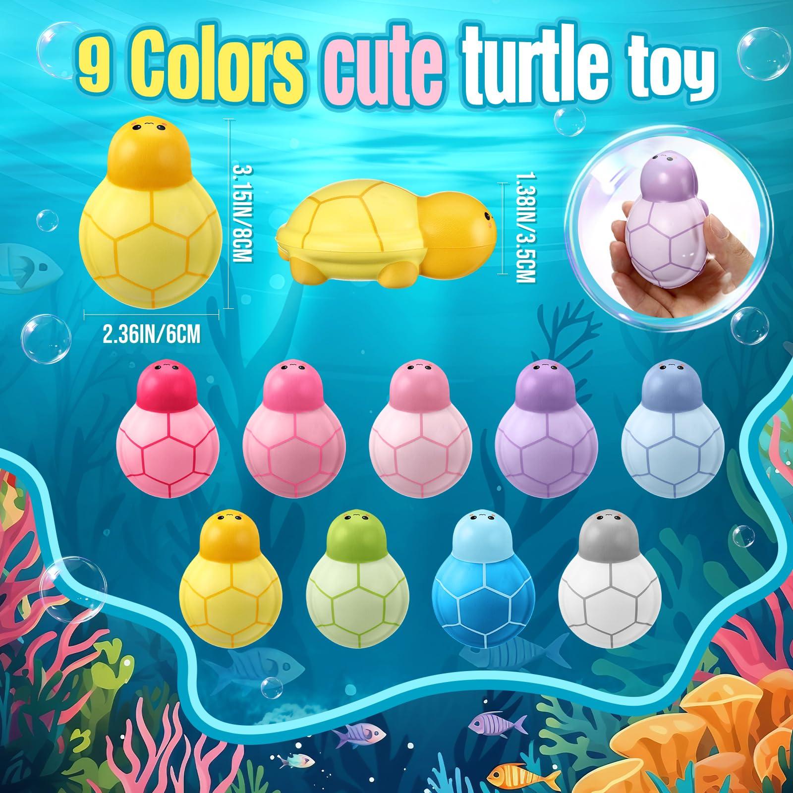12 Pcs Cute Stress Balls Positive Penguin Squeeze Balls for Coworker Bulk Inspirational Stress Relief Gift for Staff Friends Employee Appreciation Gift Turtle Stress Ball Christmas Gift Labor Day Office Supplies