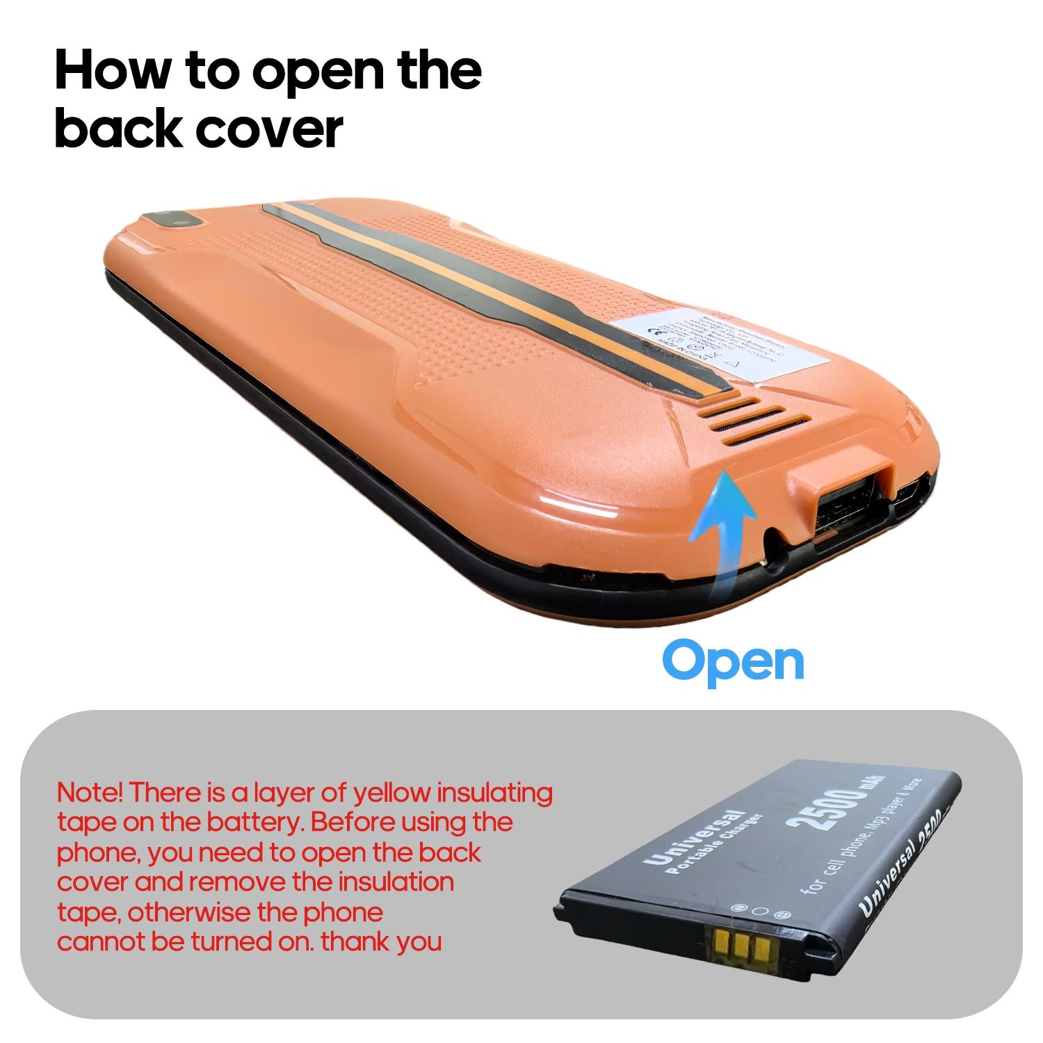 FUFFI Game Phone comes with 200 classic games pre-installed. It features a 2.8-inch screen, a 2500mAh battery, 2G network, dual SIM dual standby, a metal integrated frame, and an ultra-bright flashlight. It is a multi-functional game phone.