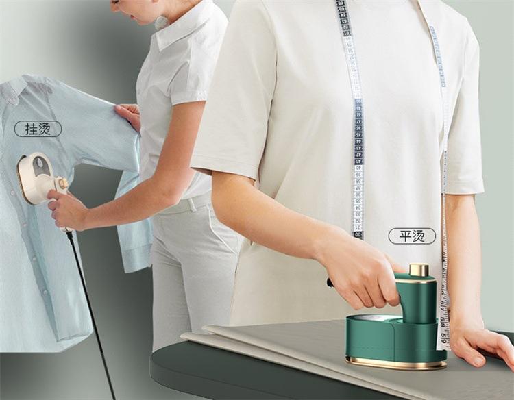 Handheld Mini Steam Iron - Compact, Lightweight Garment Steamer (170x90x122mm) with Easy-to-Use, 1-Press, Rapid-Heating Mini Pocket Handheld Steam Generator Accessories for Household Rubber, Linen, Cotton Clothing Wrinkle Removal, Portable Handheld Ironin