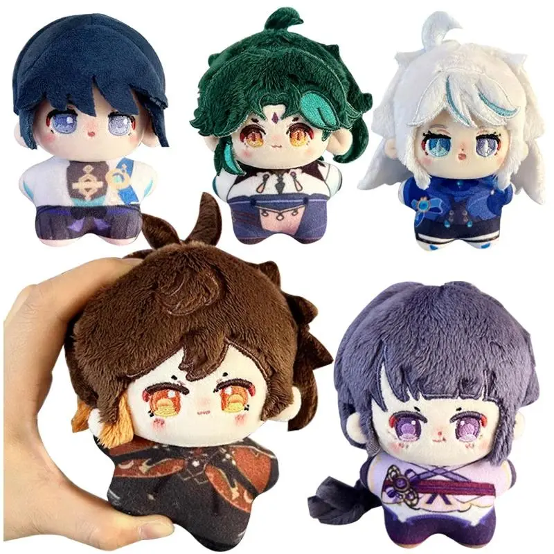 2026 New hot item 10CM Genshin Impact Plush Dolls Kawaii Furina Focalors Zhong Li Xiao Raiden Shogun Stuffed Plush Toys Cartoon Figure Toy Gift