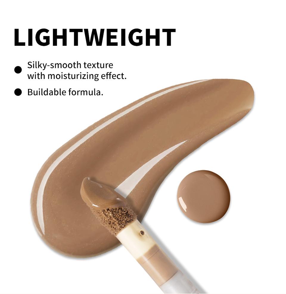 Available in 4 shades, all-in-one contouring and highlighting, liquid contouring, natural contouring, long-lasting contouring, with applicator brush, bronze contouring, dual-ended contouring