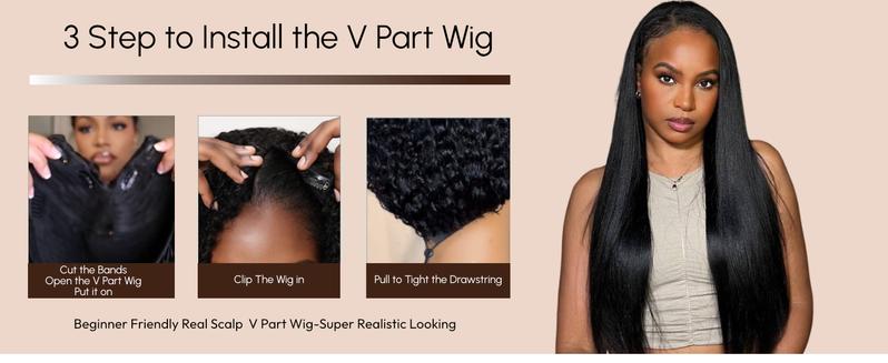 CheetahBeauty Straight V Part Wigs Human Hair Upgrade Glueless Body Wave V Part Human Hair Clip in Wigs Beginner Friendly No-Sew In No Glue Ready to Go Wig TikTokShopBlackFriday CheetahBeauty Straight V Part Wigs Human Hair Upgrade Glueless Body Wave V Part Human Hair Clip in Wigs Beginner Friendly No-Sew In No Glue Ready to Go Wig TikTokShopBlackFriday