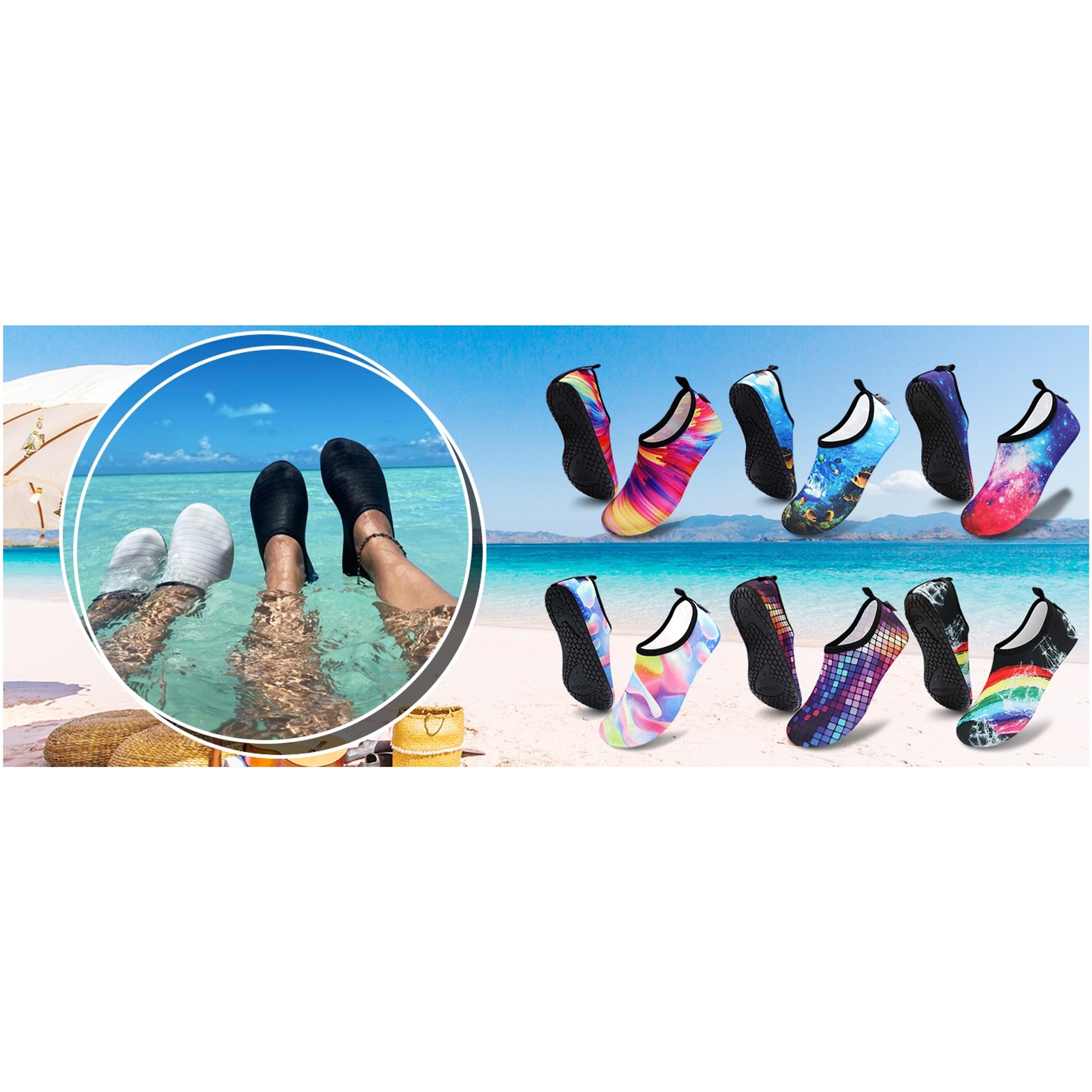 Water Shoes for Men Women Barefoot Quick Dry Aqua Socks Slip On