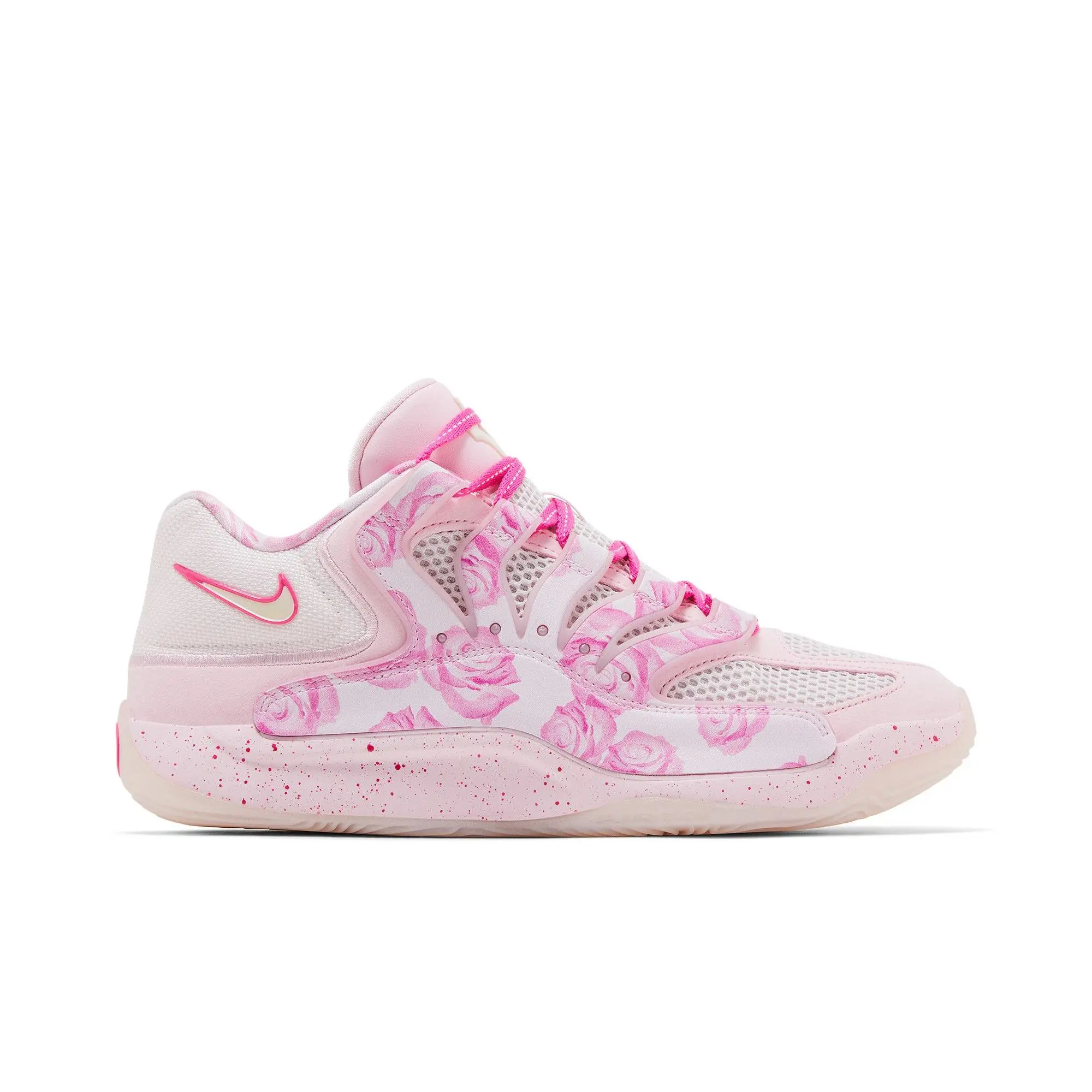 Nike KD 18 'Aunt Pearl' (Unisex) Pearl Pink/Laser Fuchsia/Tulip Pink/Playful Pink/Pink Foam/Glacier Blue basketball shoes HV1997 600