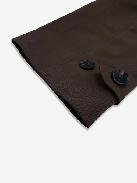 Ladies' brown trench coat with belt, ladies' trench coat, ladies' casual solid-color trench coat, brown jacket, ladies' brown jacket, brown belted jacket, solid-color coat, stylish top