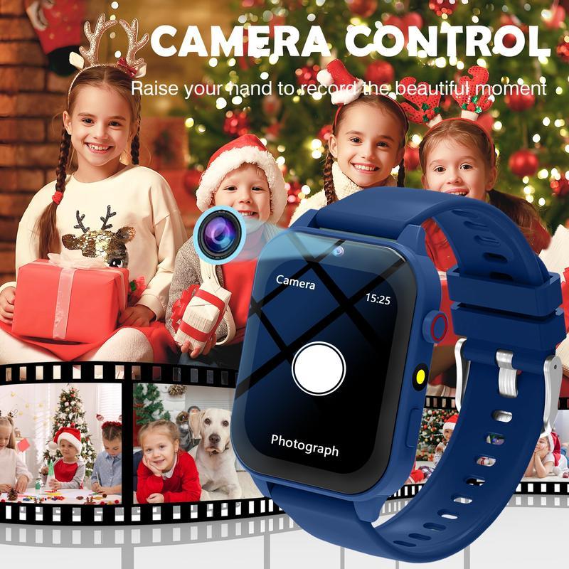 Children Activity Tracker Watch for Ages 3-14, Smartwatch with Pedometer, Sleep Monitor, Camera, LED Flashlight, Educational Games