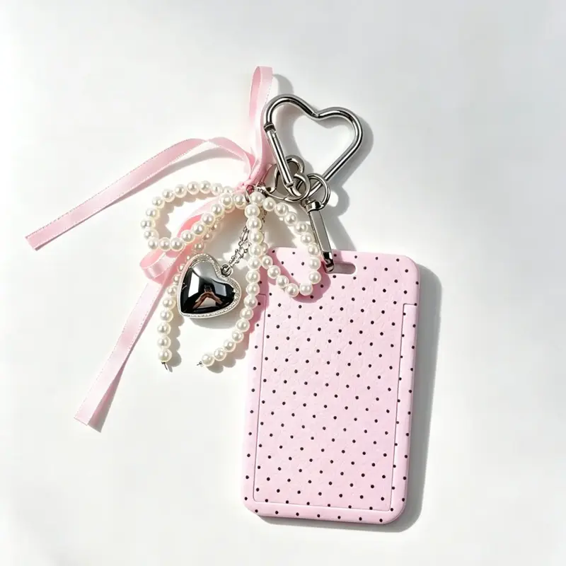 Polka Dot Bag Charm, Keychain Pendant, Compatible with Airline Luggage Tags, Perfect Gift for Bags and Backpacks, Casual All-Season Style, Bag Accessories #GLOBAL PICKS